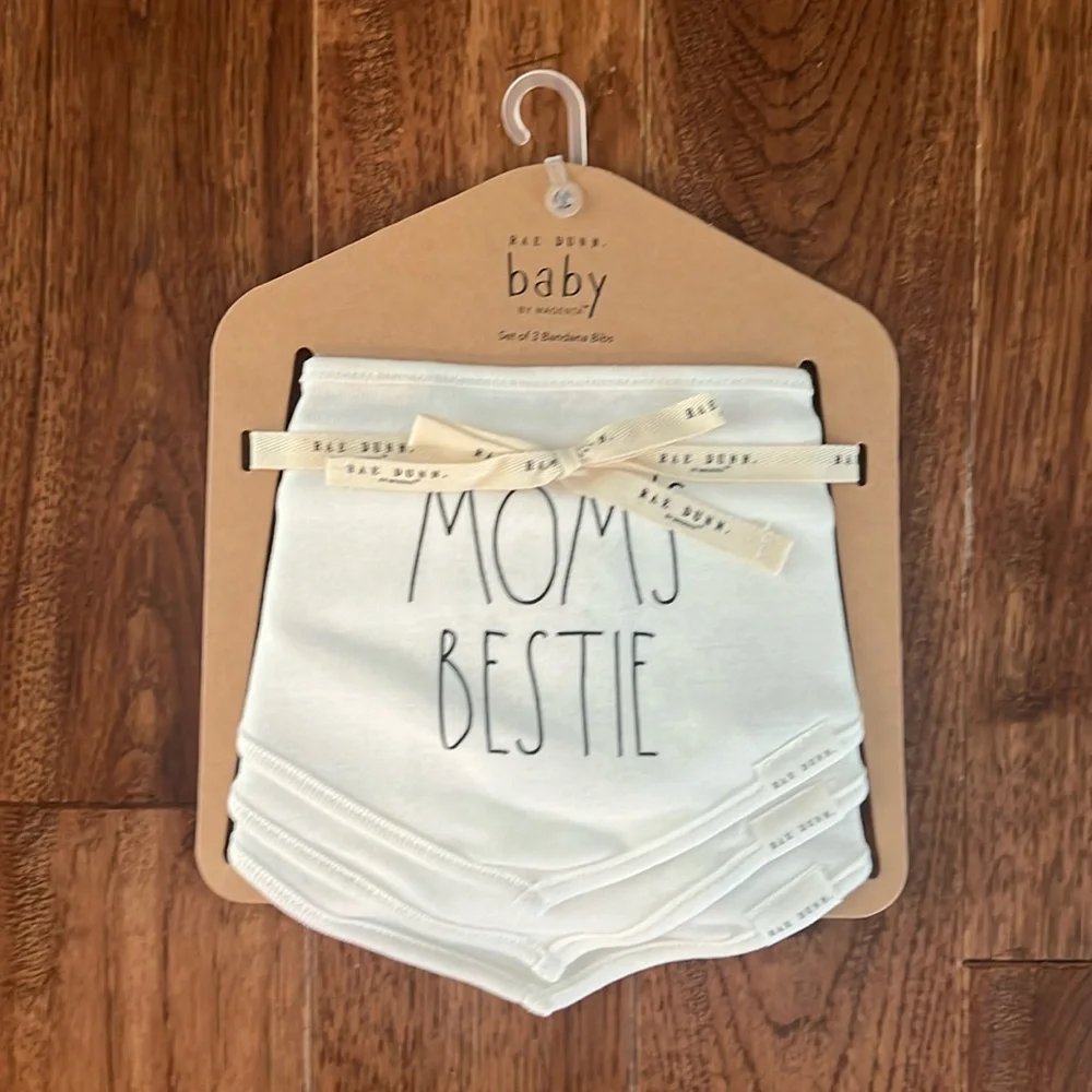 NWT Rae Dunn Baby Bandana Bibs, Set of 3